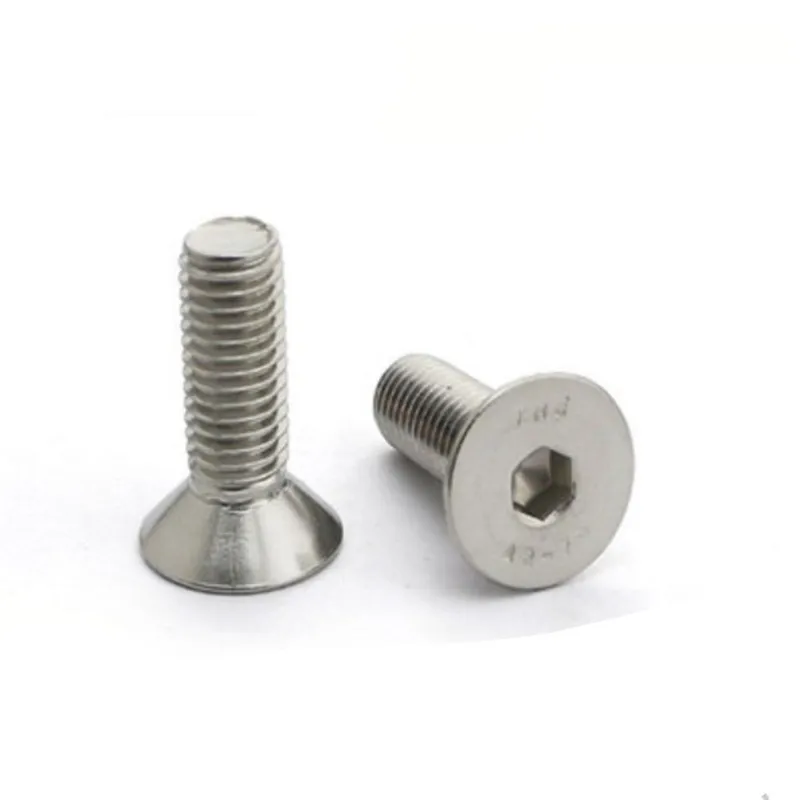Винты DIN7991 m2 m2.5 m3 m4 m5 m6 m8 sus304 inox с шестигранной плоской потайной головкой 5-50 шт. |
