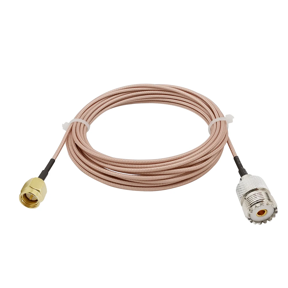 1 15 м SMA штекер к UHF гнездо SO 239 RG316 кабель SO239 для радио Baofeng CB портативная