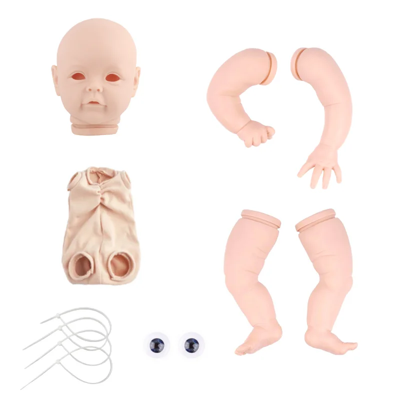 

22 Inches Sue Sue Bebe Reborn Kit Truly Baby Doll Vinyl Body Gentle Touch Unassembled Blank Parts DIY Toy For Girl or Boy Gift