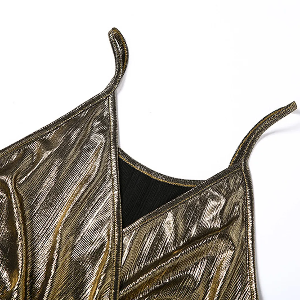 Летнее женское платье на бретелях с v образным вырезом сексуальное облегающее