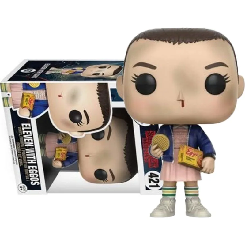 ТВ странные вещи Фигурки игрушки Eleven с Eggos #421 детские подарки коллекция POP фигурки