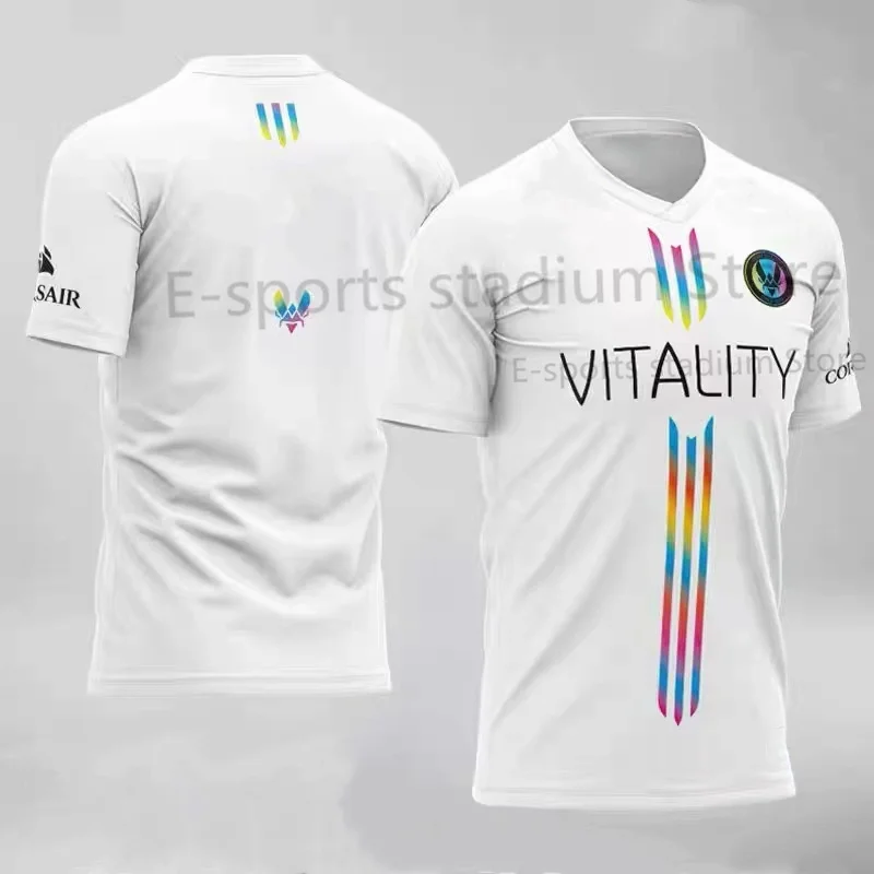 

French Bee ZYWOO Competition Uniforms Can Be Customized IDCSGO League of Legends LOL Vitality E-sports Team Uniform T-shirt 2021