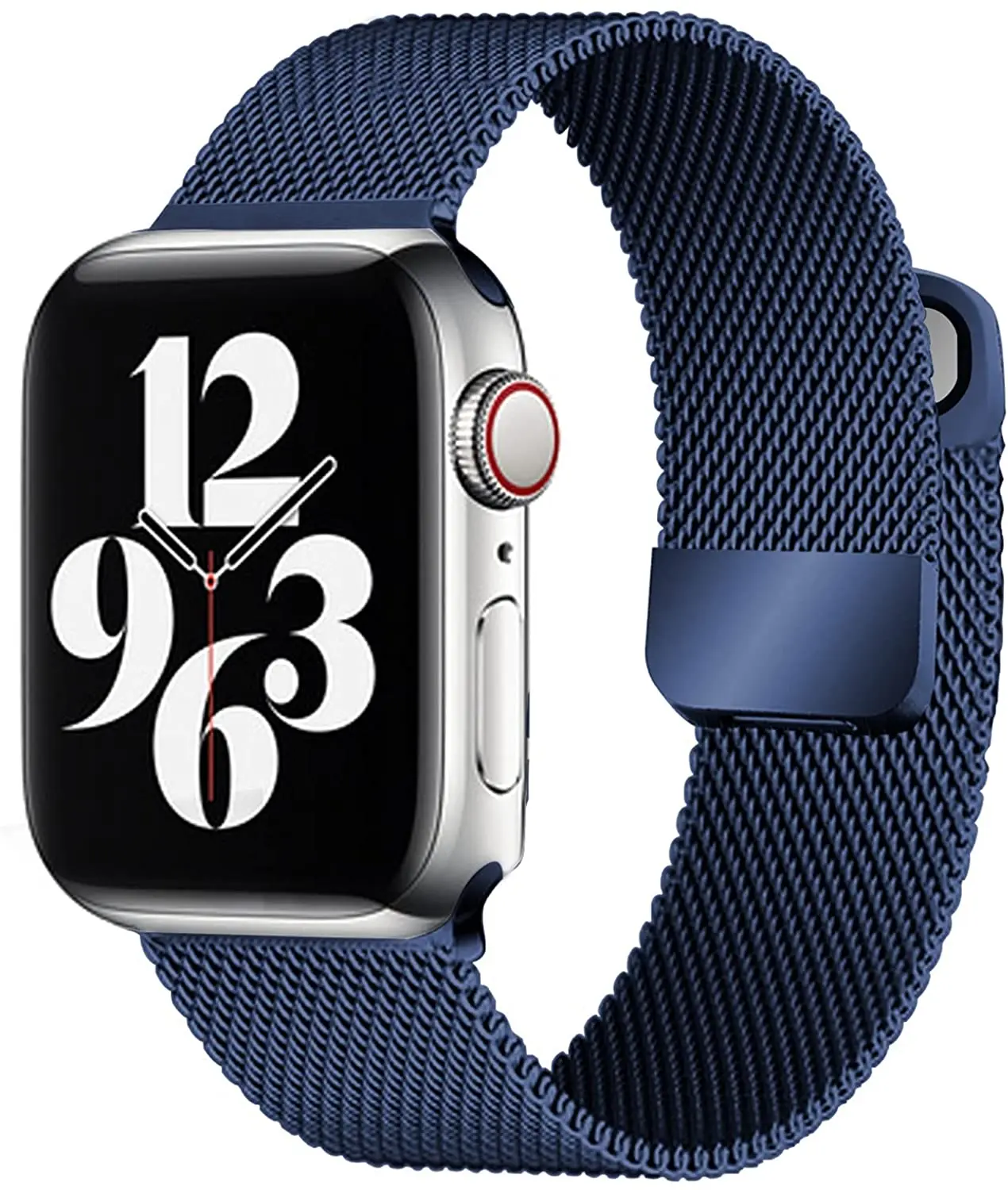 

Магнитная металлическая Миланская петля для Apple Watch 45 мм 41 мм 38 мм 40 мм 42 мм 44 мм, регулируемый сетчатый сменный ремешок для IWatch7 Se 6