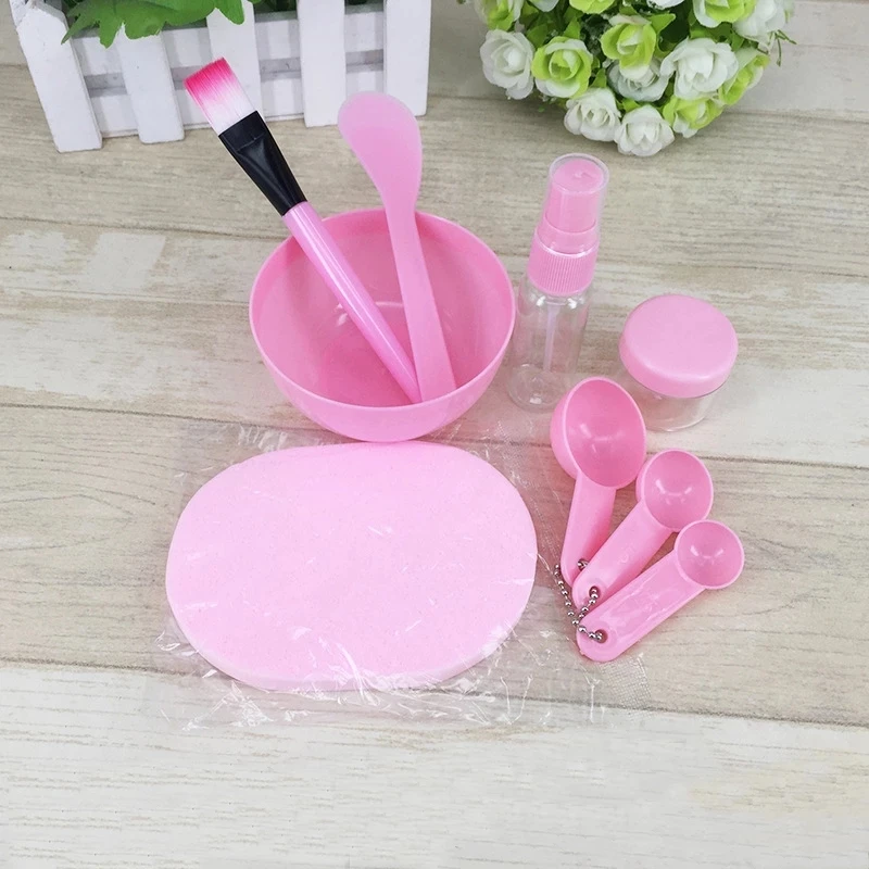 Новинка 9 шт./компл. DIY фотомаска для смешивания кистей ложка маска ухода за кожей