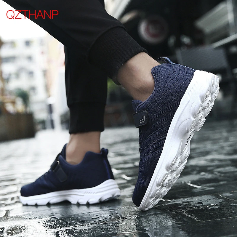 

Men Casual Shoes Fashion Breathable Walking Mesh Lace Up Flat Shoes Sneakers 2018 Tenis Feminino Casual Men Male Adult Krasovki