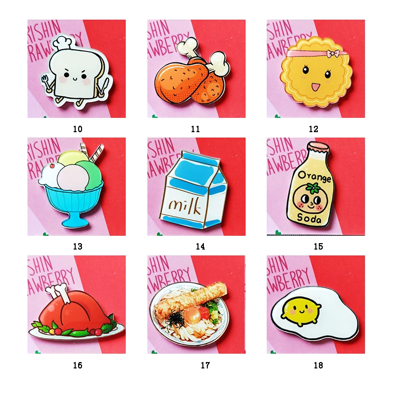 Рождественский мультяшный Снэк пончик молоко напитки мороженое масло колбаса