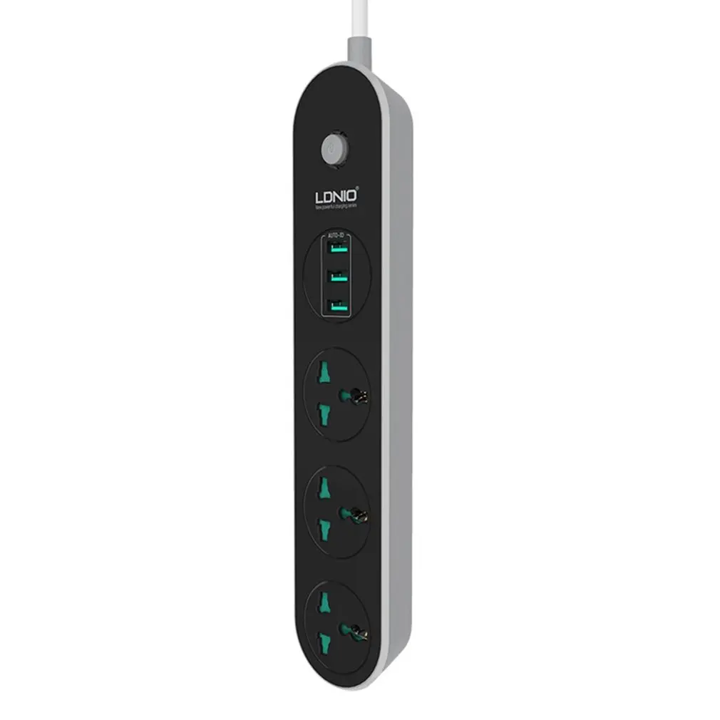 Многофункциональный 1 6 м Мощность Srip с 3 Порты USB расширительные штепсельные