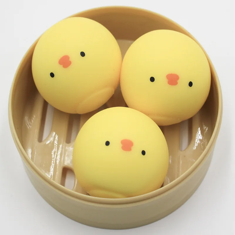 

Fidget Toys Soft Simulation Bun Slow Rising Squeeze Toys TPR Squeeze Balls Toys for Kids Children Adults Stress Relief Funny Toy