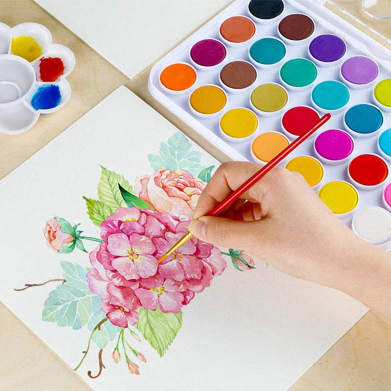 Товары для рукоделия портативная Акварельная краска моющаяся начинающих ручная