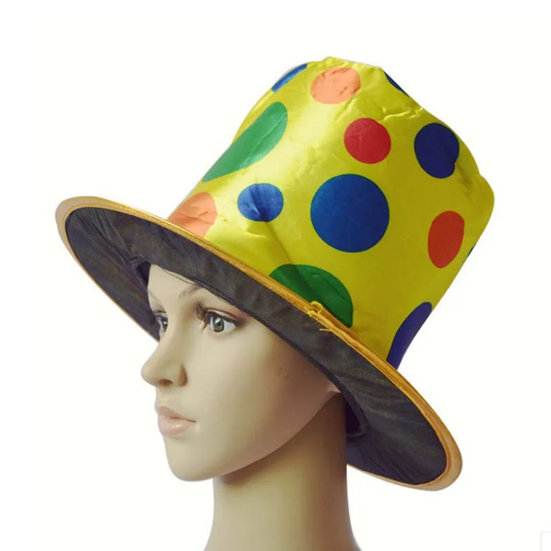 Лучшая шляпа клоуна в горошек Радужный цирк искусственное платье женвечерние