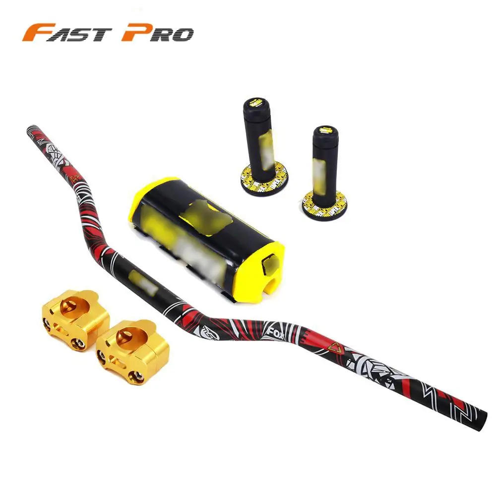 Мотоцикл 28 мм 1-1/8 дюйма 800 мм толстый руль ручки колодки для KTM HONDA KAWASAKI SUZUKI YAMAHA CRF Protaper Pro ATV мотокросс