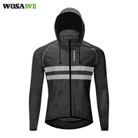 wosawe ultralight reflective cycling jersey windbreaker water repellent windproof jacket quick dry mtb road bike bicycle jacket