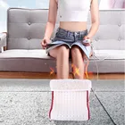 Уютная электрическая грелка для ног с подогревом, моющаяся грелка для ног, 5 режимов, грелка, грелка, подушка, термогрелка для ног, массажер для расслабления