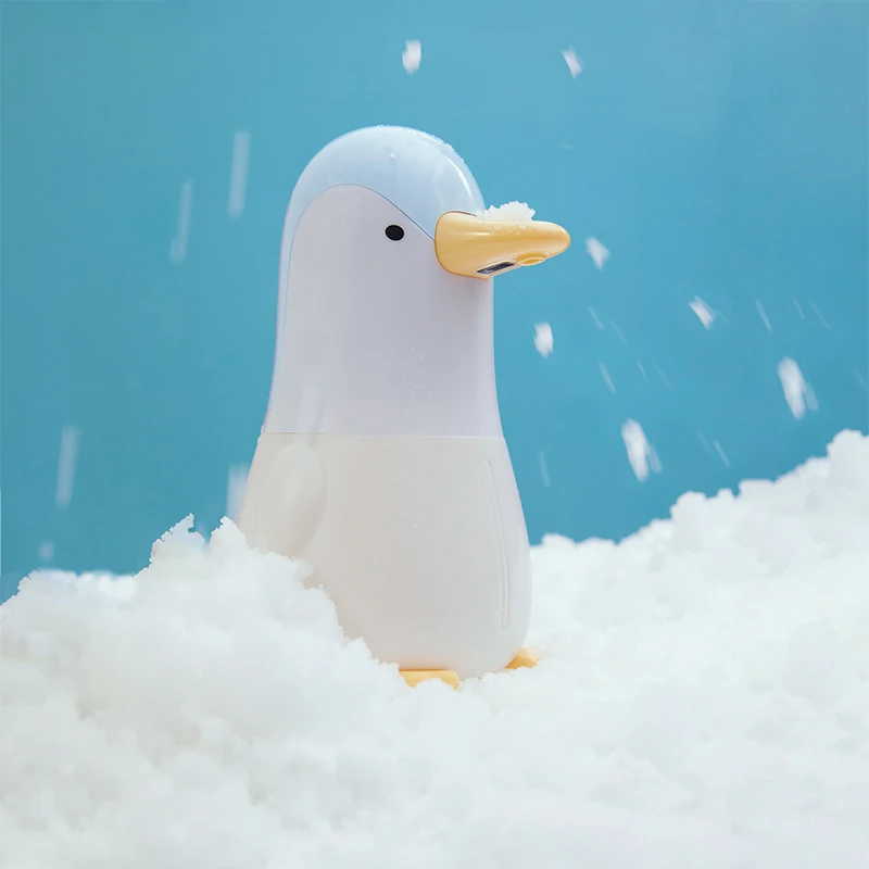 

Hand Washer Lovely Penguin Shaped Foam Soap Dispenser Skin Friendly Bubbles Intelligent Sensor USB Power For Home Hygiene