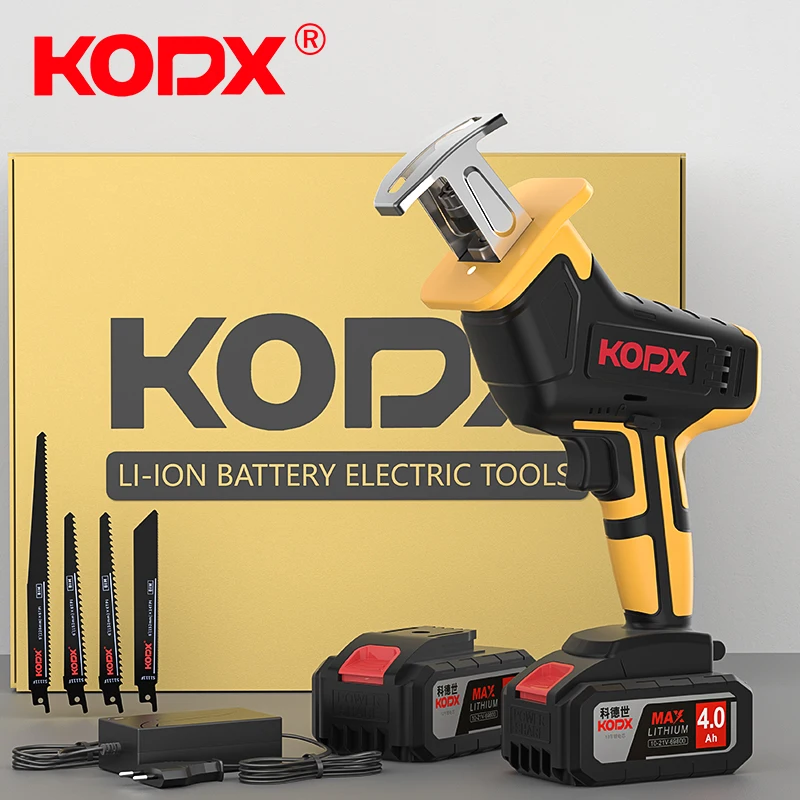 

KODX Reciprocating Saw Cordless Electric Saw for Wood Metal Plastic Cutting machine Power Saws 5100rpm/min
