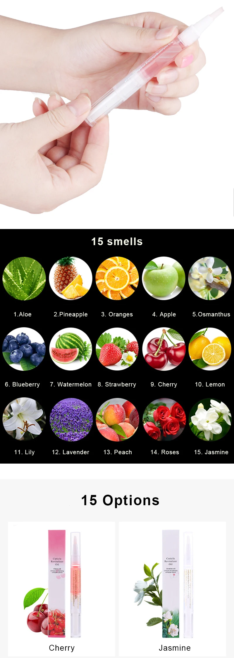 1 PC 5ML Nail Cuticle Oil Revitalizer Nutrition Nail Art Tools For Manicure Care Nail Treatment Cuticle Revitalizer Oil Prevent