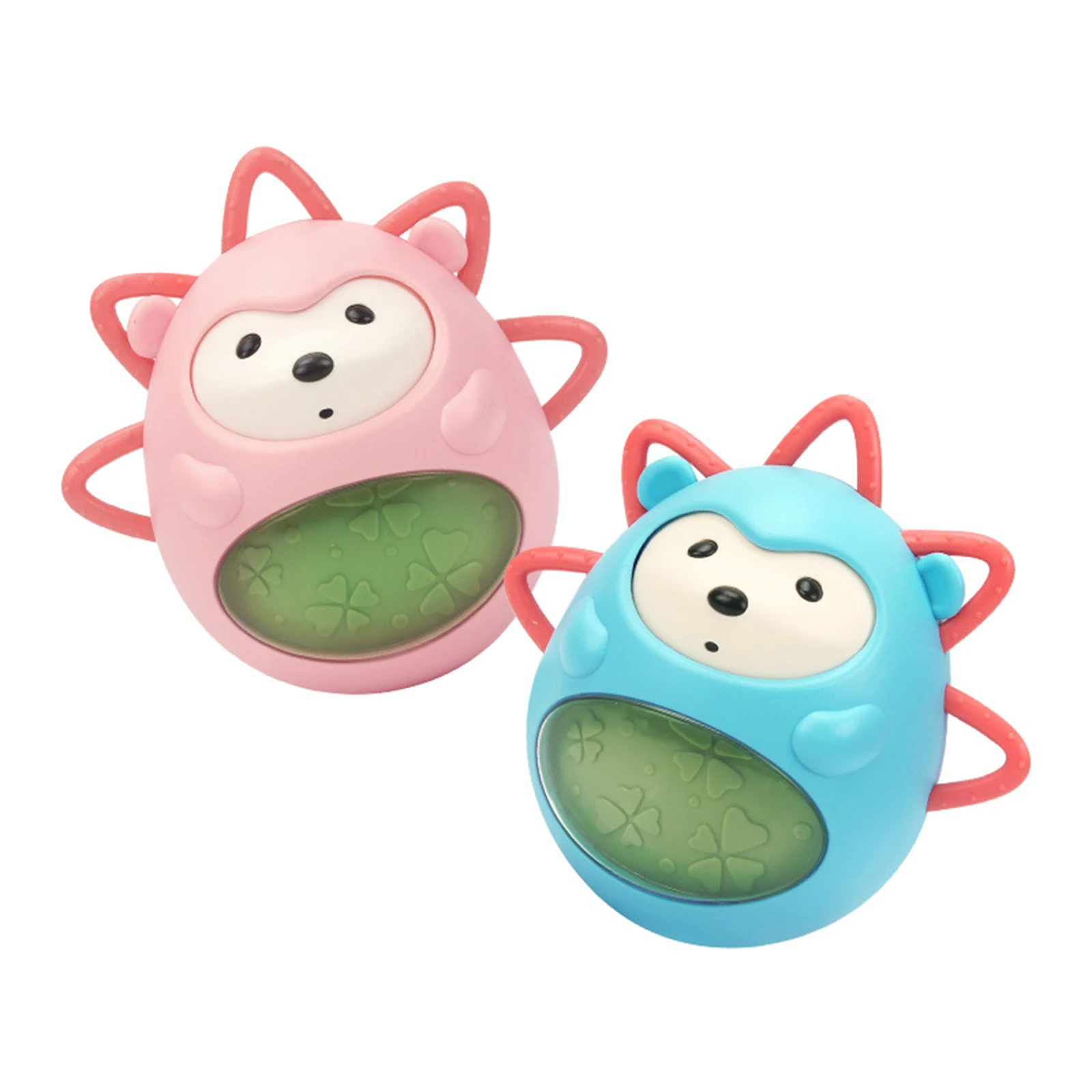 

1pc Baby Infant Rattle Teething Toy Tumbler Musical Grab Sensory Toy Infant