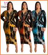 Plus Size 5xl Women Two Piece Set Top And Pants Tracksuit Sweatsuit Outfits Vintage Leopard Patchwork Casual Sets Autumn Winter