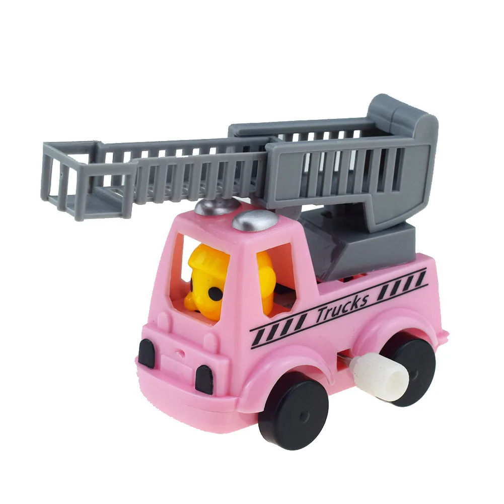 

6 Kinds Kid's Classic Clockwork Toy Children Simulate Educational Trailer Toy Inertia Truck Kids Toys Race