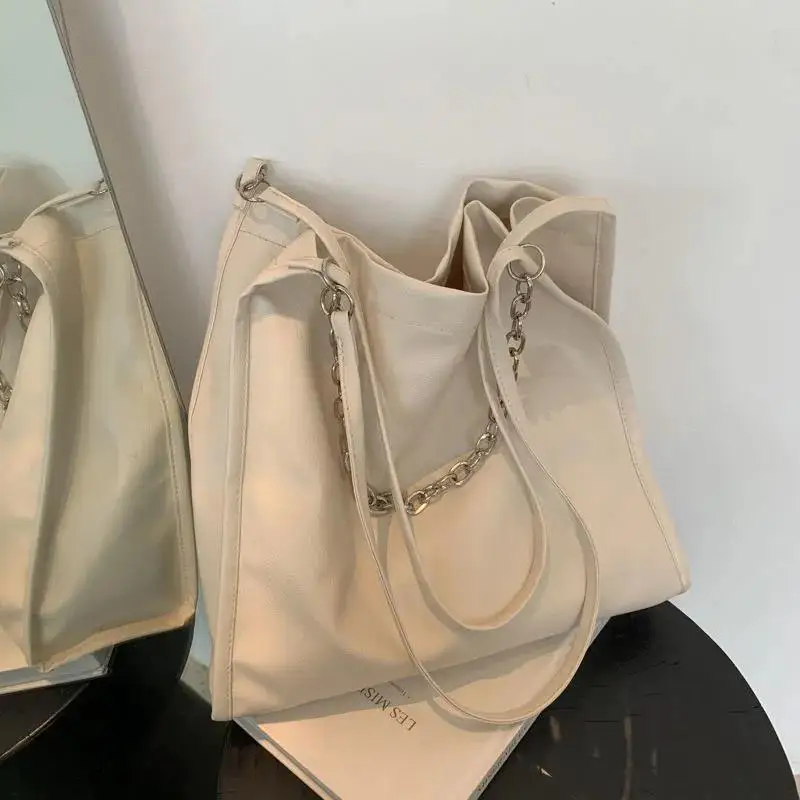 New Casual Chain Crossbody Bags For Women Fashion Simple Shoulder Bag Ladies Fashion Trend Handbags PU Leather Messenger Bags