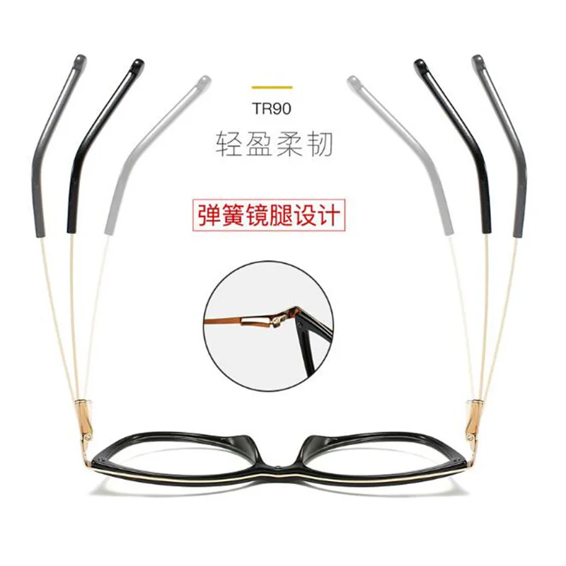 Бордовый Красный кошачий глаз очки женские сексуальные Оптическая оправа для