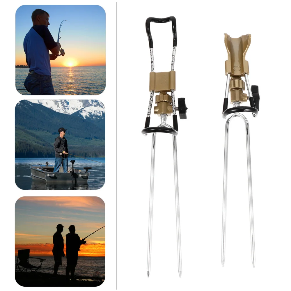 

2pcs Fishing Rod Support 360 Rotatable Fishing Pole Bracket Fishing Supply
