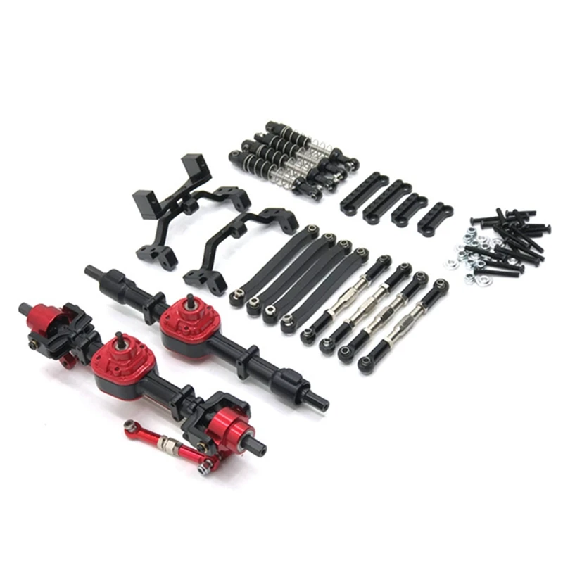 

Metal Front Rear Axle Link Rod Linkage Mounts Shock Absorber Set for MN D90 MN99S MN-90 1/12 RC Car Upgrade Parts