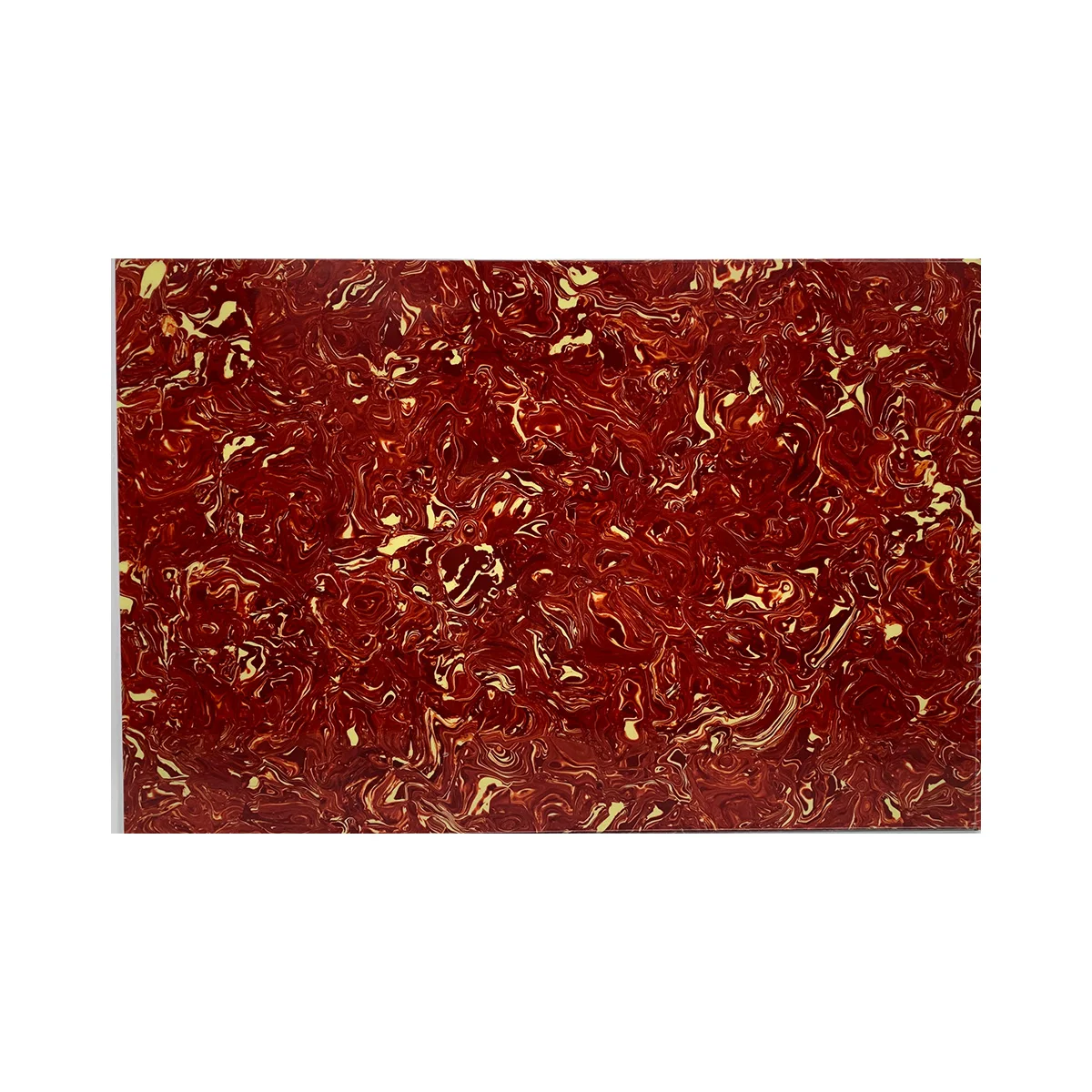 FLEOR 2 3 мм толщина 4 слойная самодельная защита басов для гитары пустая красная