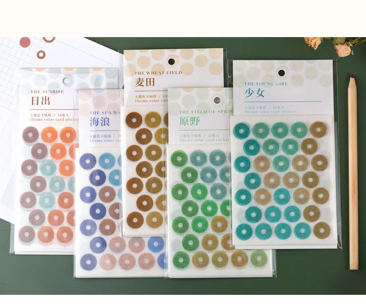 10 шт./партия Геометрическая наклейка s Bullet Journal sticker s квадратная круглая Алмазная картина наклейки для дневника Скрапбукинг этикетка наклейка