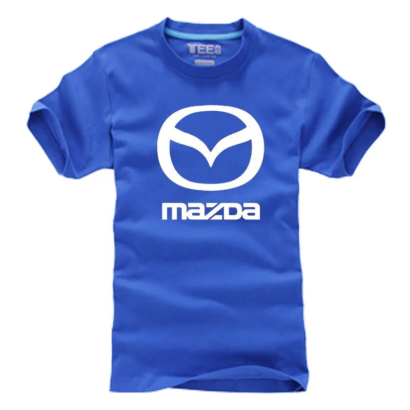 

2021Summer Mazda logo T shirt cotton casual short-sleeved T-shirt