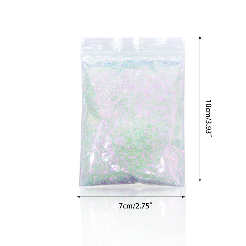 

Nail Art Glitter Sequins Iridescent Mermaid Manicure Flakes Colorful Irregular Shape for DIY Craft Face Body Glitters N0HE