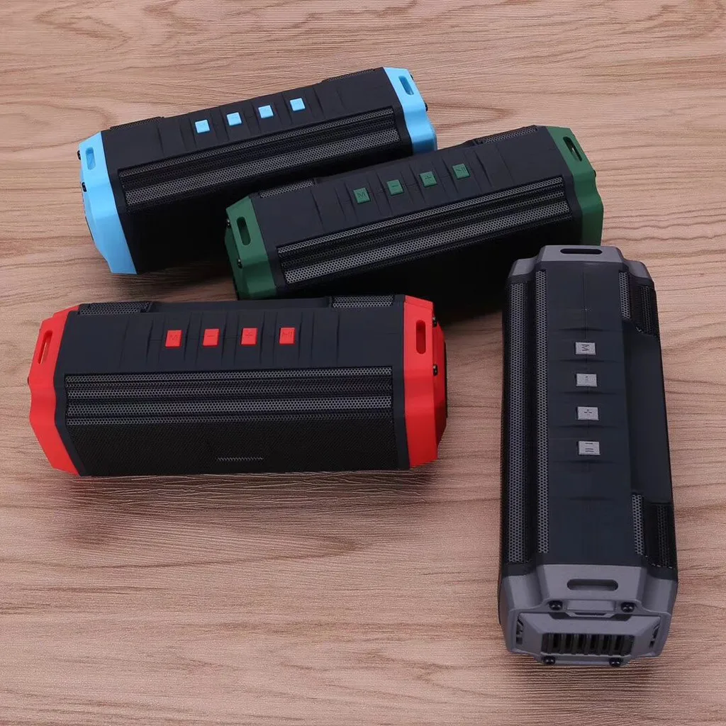 Bluetooth Колонка HIPERDEAL стерео сабвуфер двойной динамик FM USB микрофон Портативная