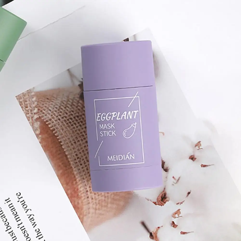

Face Mask 40ml Eggplant Cleansing Facial Masque Oil Control Solid Facial Care Deep Cleansing Remove Facial Skin Care Products