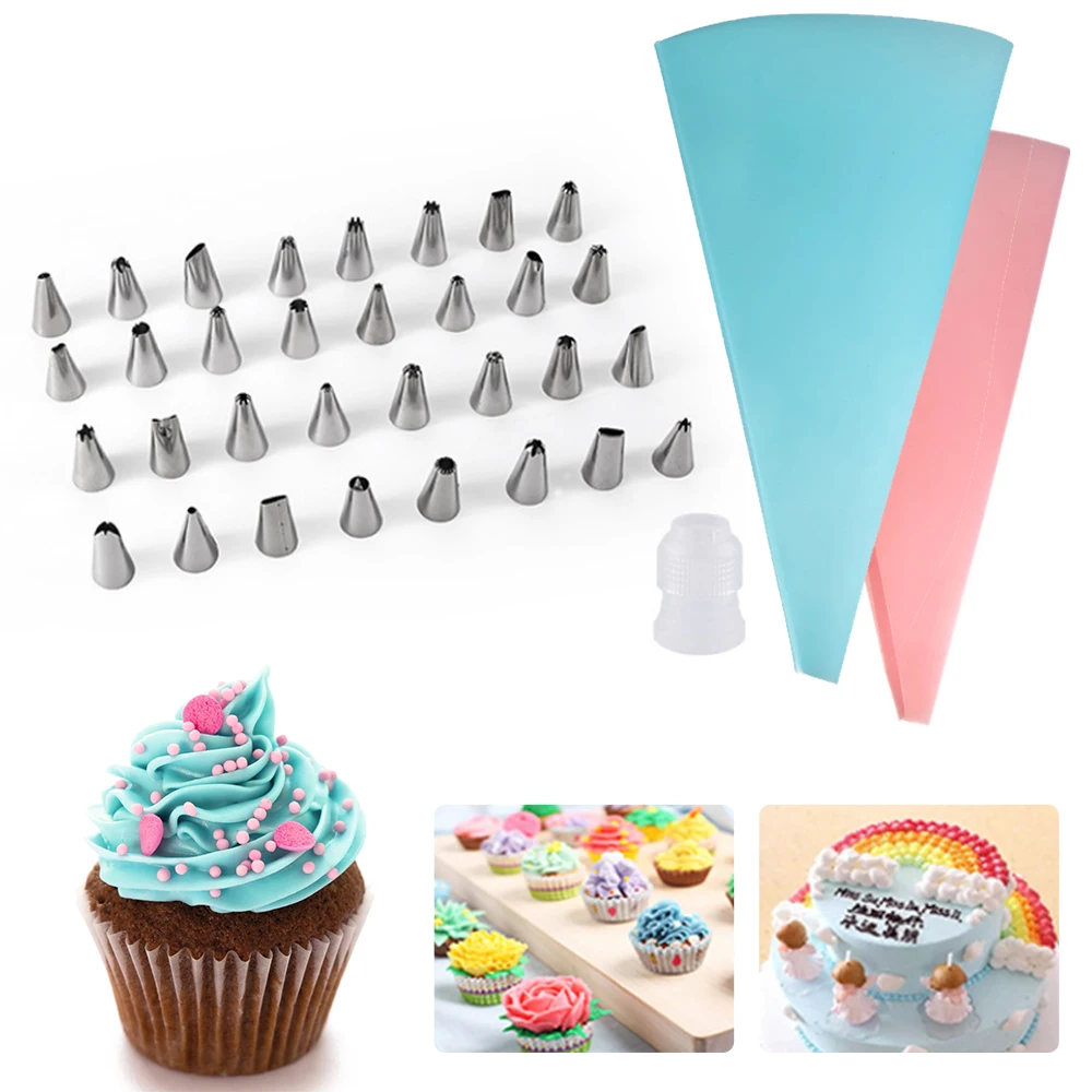 Кухня гаджеты отсадочный мешок насадка комплект с изображением торта рукав для