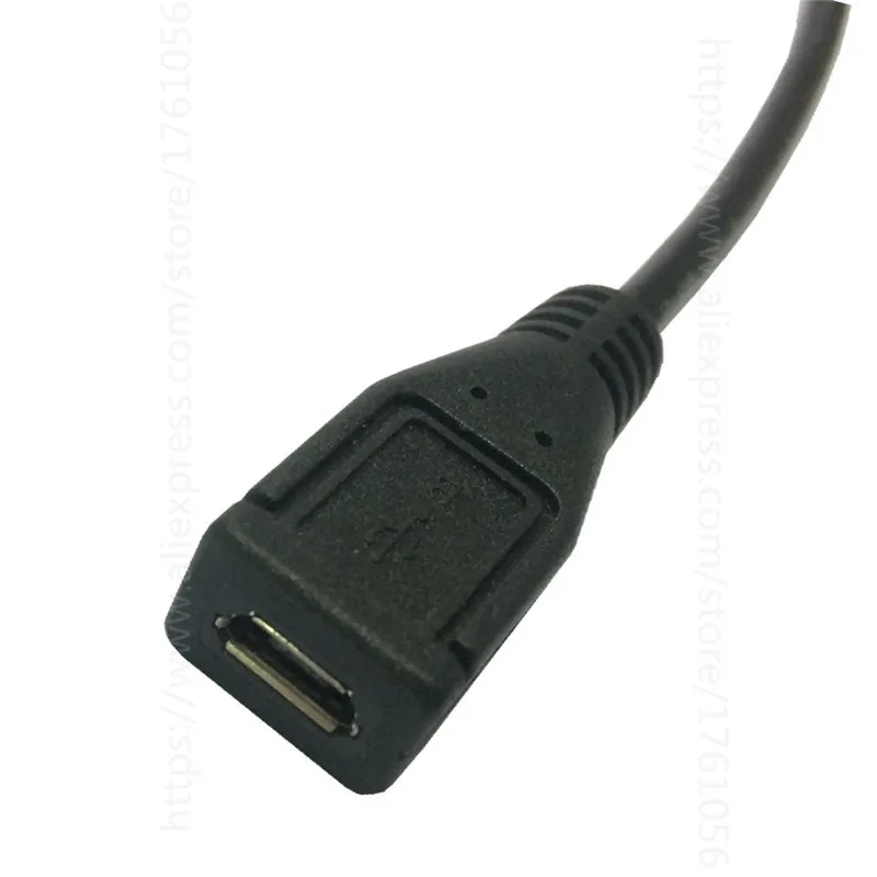 0,25 м 90 градусов Micro USB папа-мама USB кабель Удлинительный Адаптер конвертера