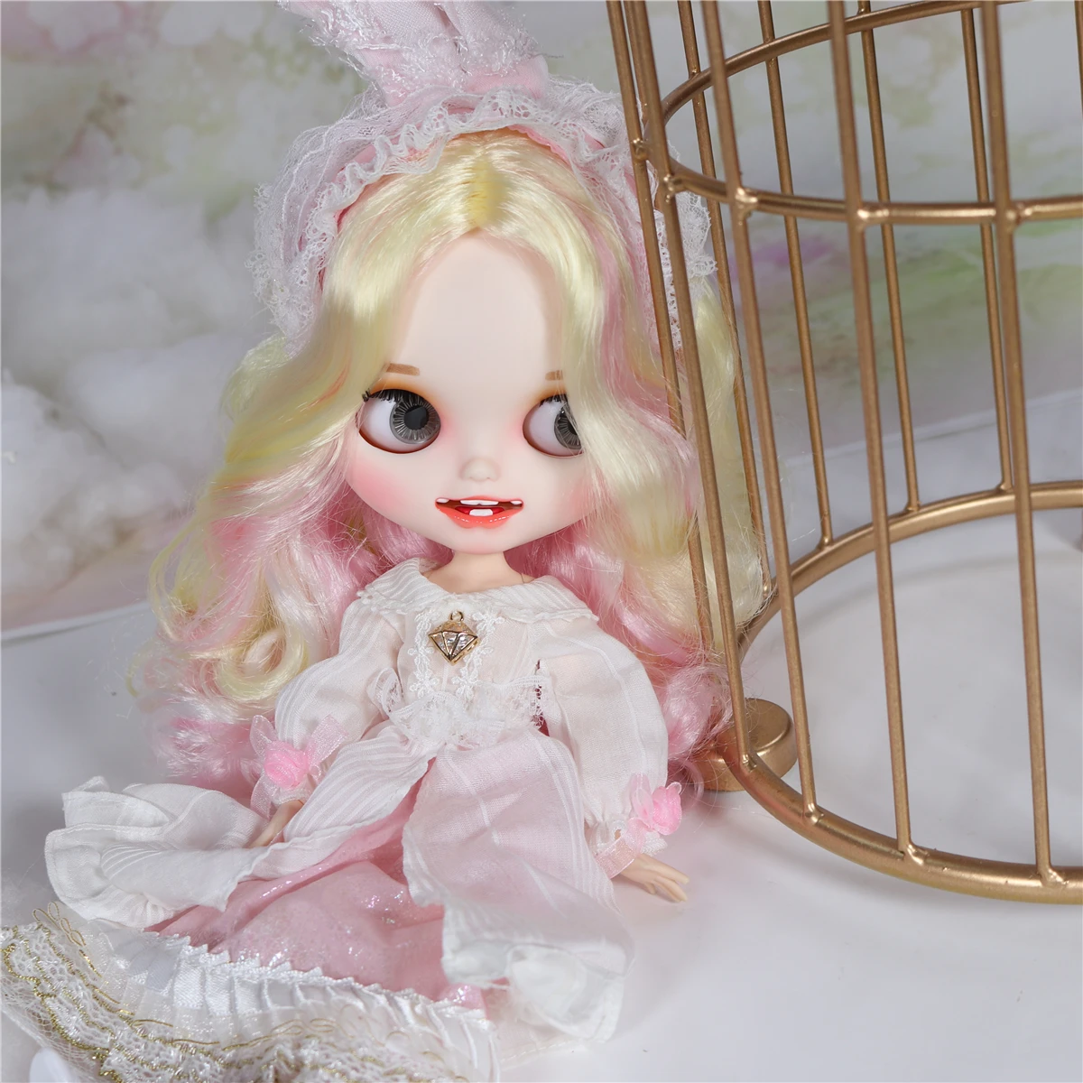 Ледяная фабрика шарнирная кукла blyth игрушка на заказ с одеждой обувь головной