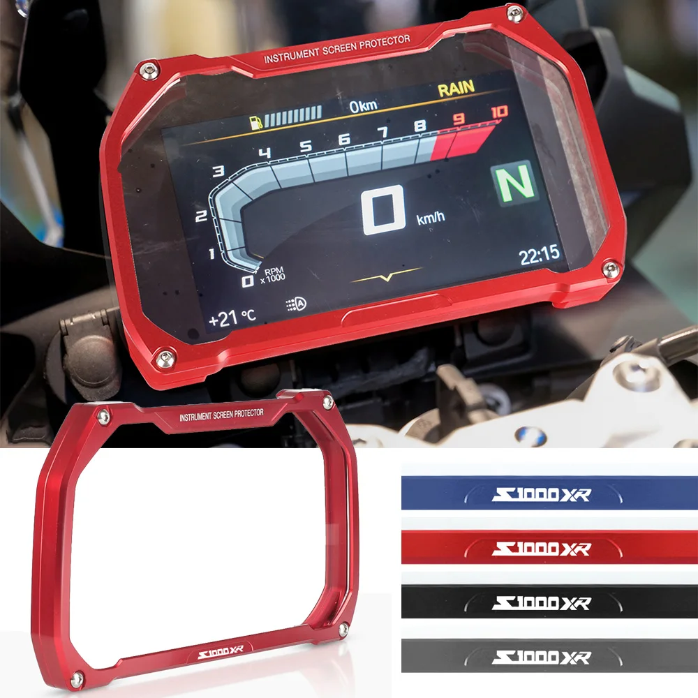 

NEW For BMW S1000XR S1000 XR S 1000 XR 2020 2021 Motorcycle Aluminum Glare Shield Meter Frame Screen Instrument Protector Cover