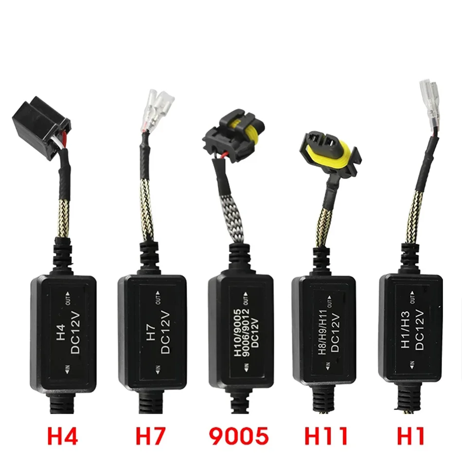 H11 H4 HB3 H1HB4 H7 LED Headlight Decoder CANBUS EMC Canceller Capacitor Anti-flicker Error Free Resistor Auto Accessories | Автомобили и