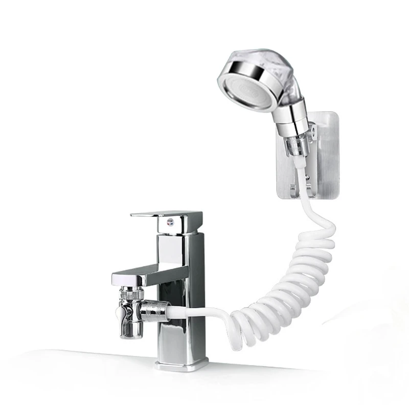 

External Shower Head set for Tap Sink Bathroom Basin Head Hold Flexible G32C