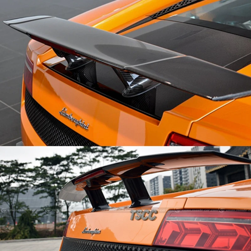Задний спойлер из углеродного волокна заднее крыло GT для Lamborghini Gallardo LP550 LP560 LP570 2004