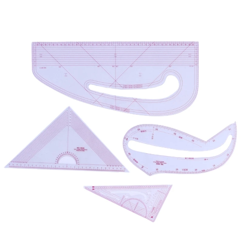 4 Тип шить французский для портных метрических в форме Пластик швейные