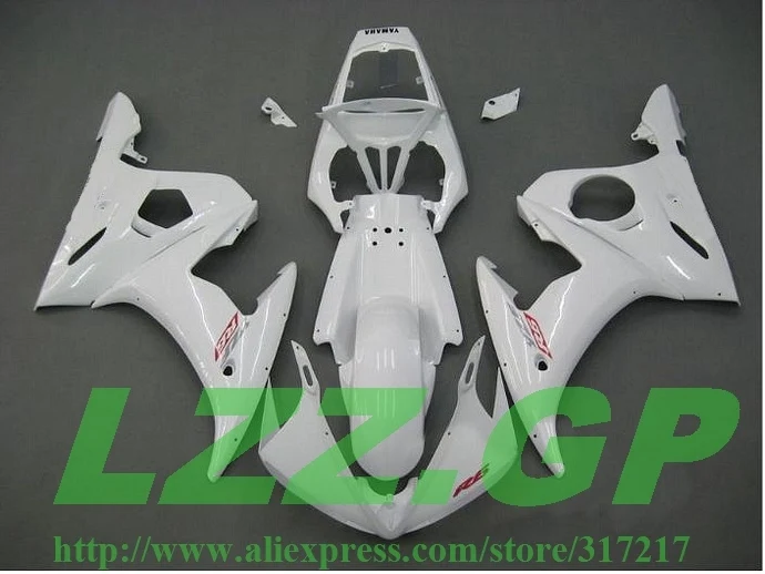 LZZ.GP глянцевые белые Обтекатели для Yamaha YZF-R6 03 - 05 YZF R6 04 600 2003 2004 2005 детали # syhs