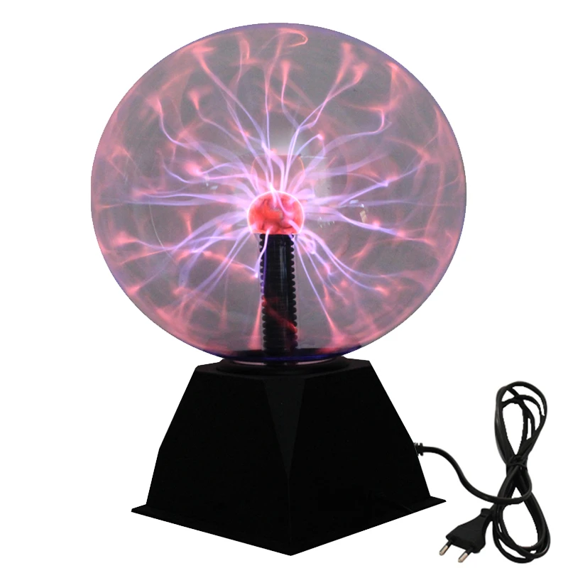 4/5/6/8 дюймов Стекло плазменный шар волшебная лампа электростатической Сфера