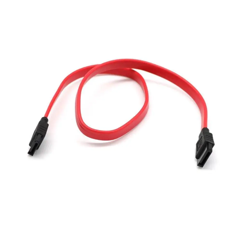 

45cm Serial ATA SATA 2 Cable Lead Hard Drive Data 0.5m Red R9F3
