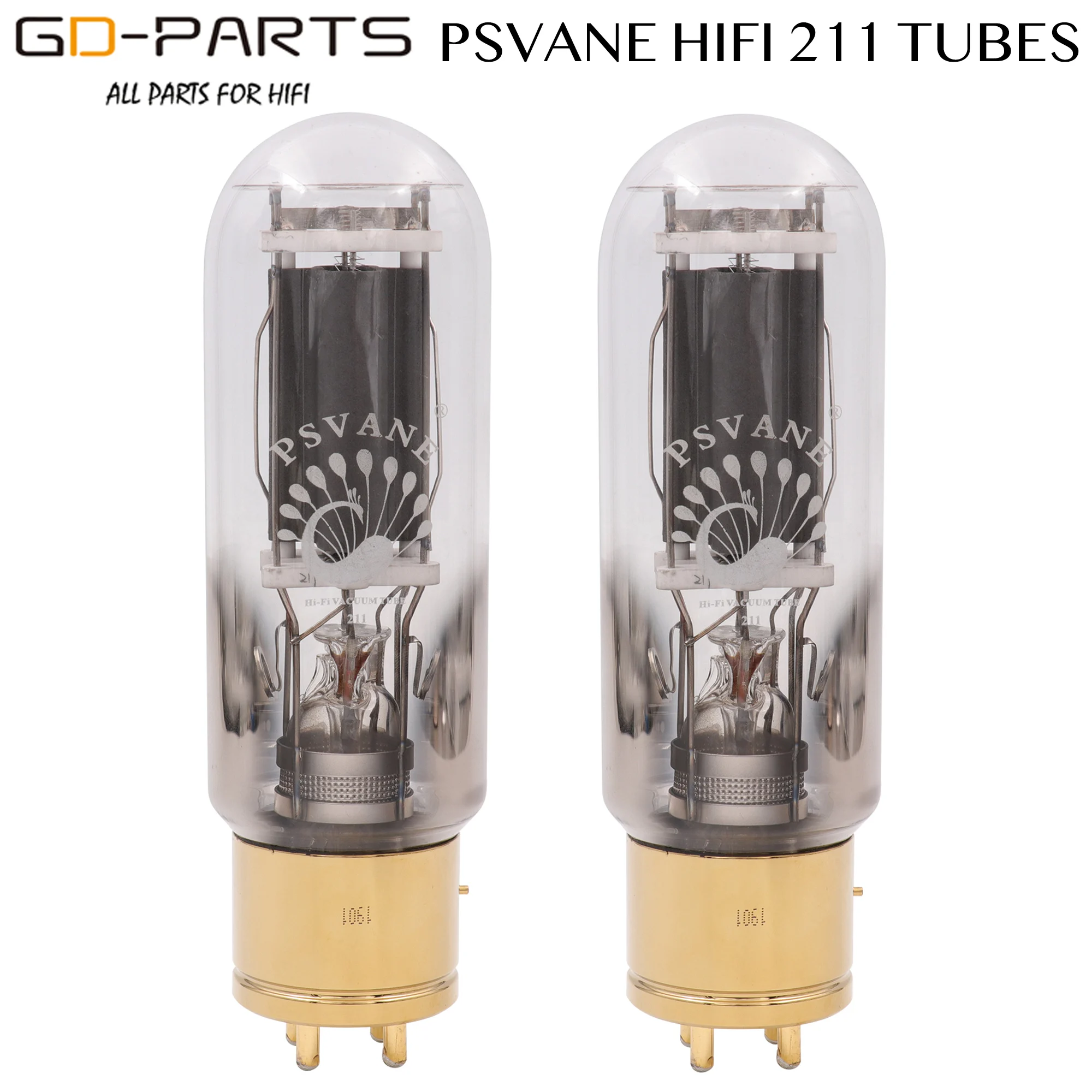 PSVANE Hifi 211 вакуумная силовая трубка для винтажной Hifi усилитель звуковой трубки DIY заводской тест подходящая пара гарантия 12 месяцев