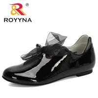 royyna 2020 new designers basic low heel pumps women round toe gauze decoration shallow slip on single shoes ladies comfortable