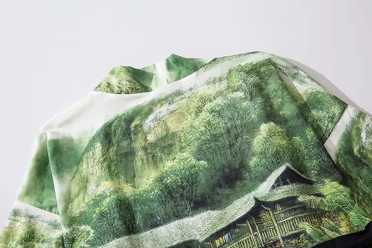 

harajuku kimono cardigan 2019 vintage printed outwear blouse Mens Loose Jacket Yukata Coat Baggy Tops