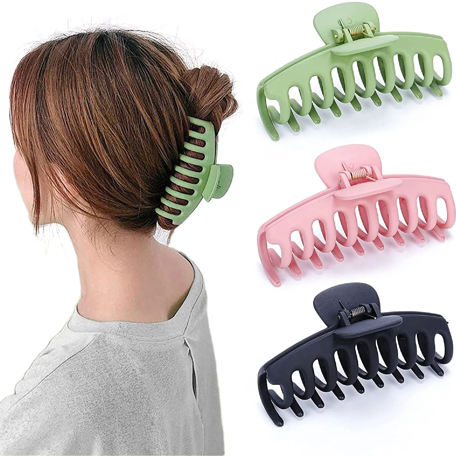 

Bath Hairpin Hair Clip Claw Clips for Thick Hair Plastic Hair Claw Clips Large Hairclaw Non-slip Hair Clips Gifts for Women