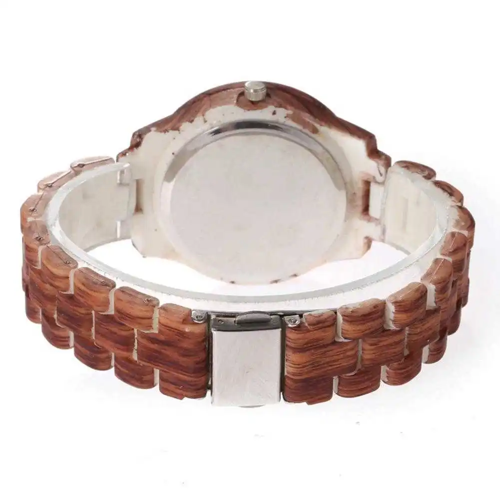 

Lintimes Women watches Around the Iron Curtain Fashion Simple Lady Imitation Wood Quartz Watch for Women