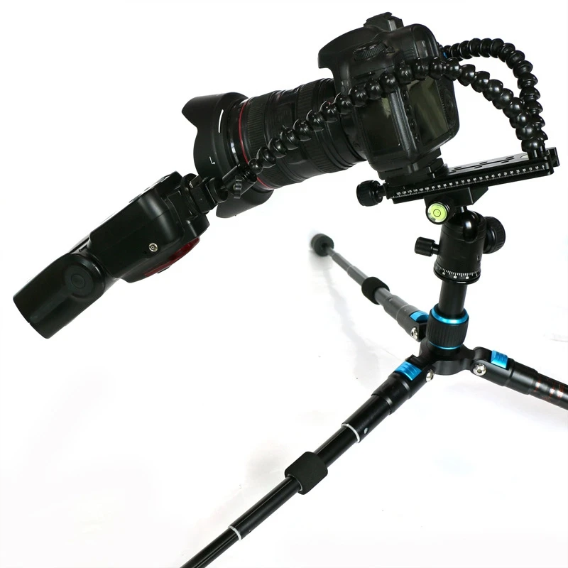 Гибкий Кронштейн Гибкая подставка для фонарика Dslr Камеры Вспышка кронштейн